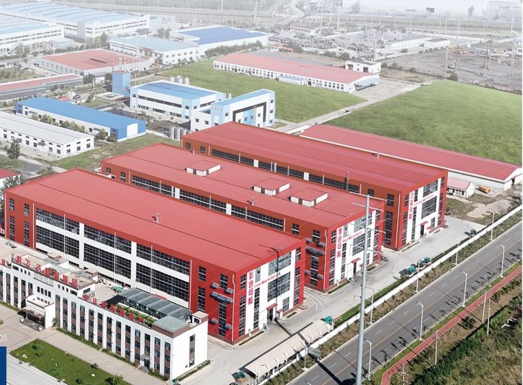 Factory exterior and production buildings